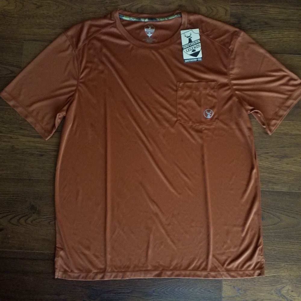 Mens Solid Pocket T Shirt